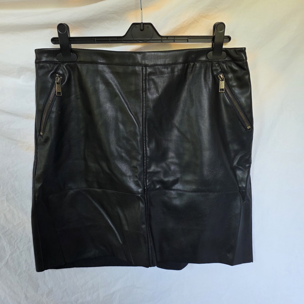 Black Leather Skirt